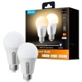 Govee - Set med 2 dimbara LED-lampor Smart MATTER A60 E27/9W/230V 2700-6500K Wi-Fi