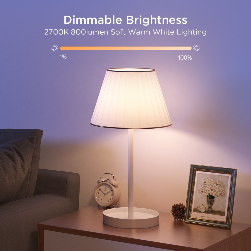 Govee - Set med 2 dimbara LED-lampor Smart MATTER A60 E27/9W/230V 2700-6500K Wi-Fi