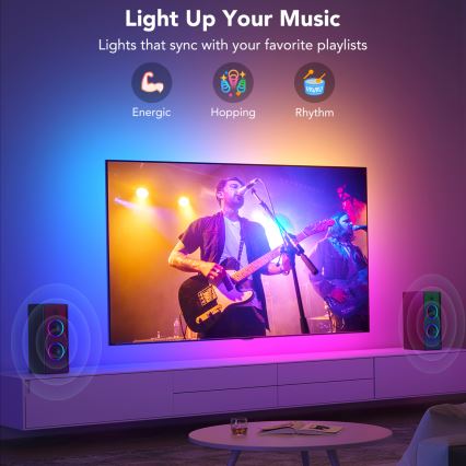 Govee - SMART LED-bakgrundsbelysning för TV 55-65 RGBIC Wi-Fi