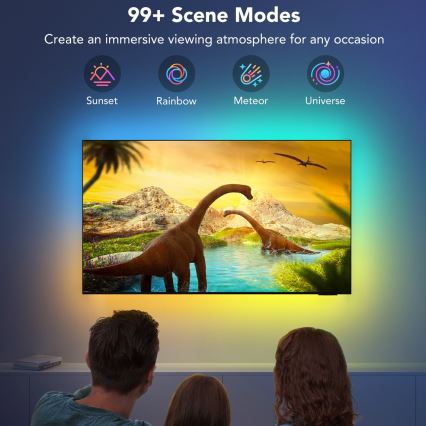 Govee - SMART LED-bakgrundsbelysning för TV 55-65 RGBIC Wi-Fi
