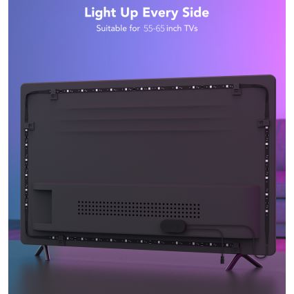 Govee - SMART LED-bakgrundsbelysning för TV 55-65 RGBIC Wi-Fi