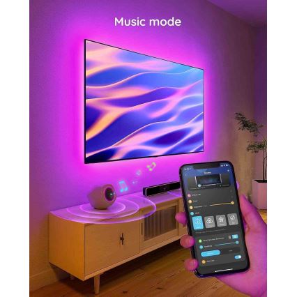 Govee - SMART RGB LED-bakgrundsbelysning för TV 46-60