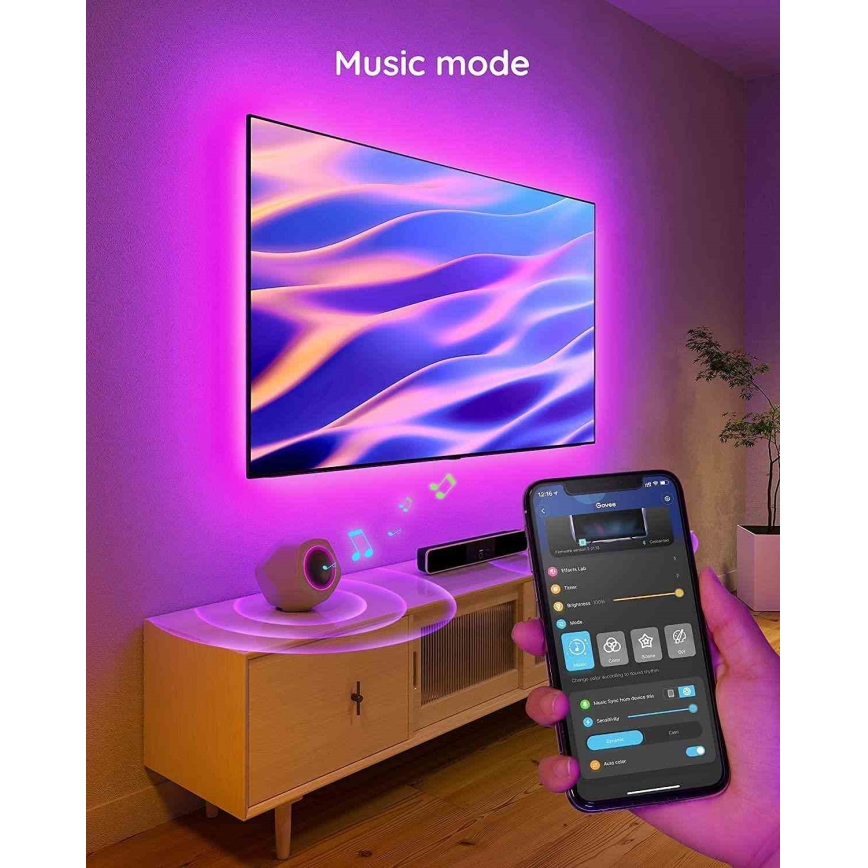 Govee - SMART RGB LED-bakgrundsbelysning för TV 46-60