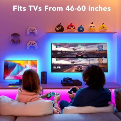 Govee - TV 46-60 SMART LED-bakgrundsbelysning RGB + fjärrkontroll