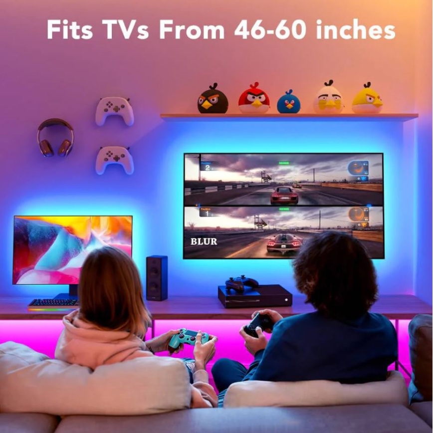 Govee - TV 46-60 SMART LED-bakgrundsbelysning RGB + fjärrkontroll