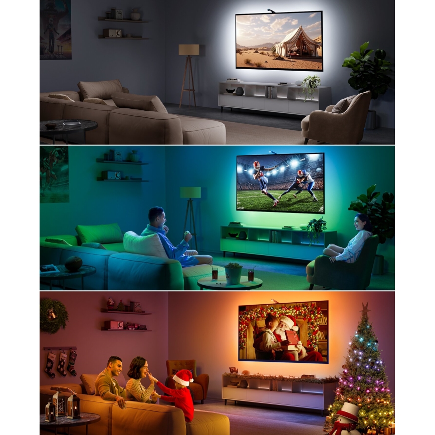 Govee - TV Backlight 3 Lite TV 40-50 SMART LED bakgrundsbelyst RGBICW Wi-Fi IP67 +RC