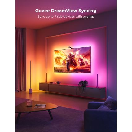 Govee - TV Backlight 3 Lite TV 75-85 SMART LED bakgrundsbelyst RGBICW Wi-Fi IP67