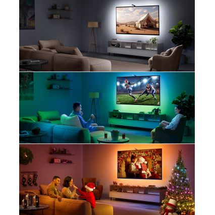 Govee - TV Backlight 3 Lite TV 75-85 SMART LED bakgrundsbelyst RGBICW Wi-Fi IP67