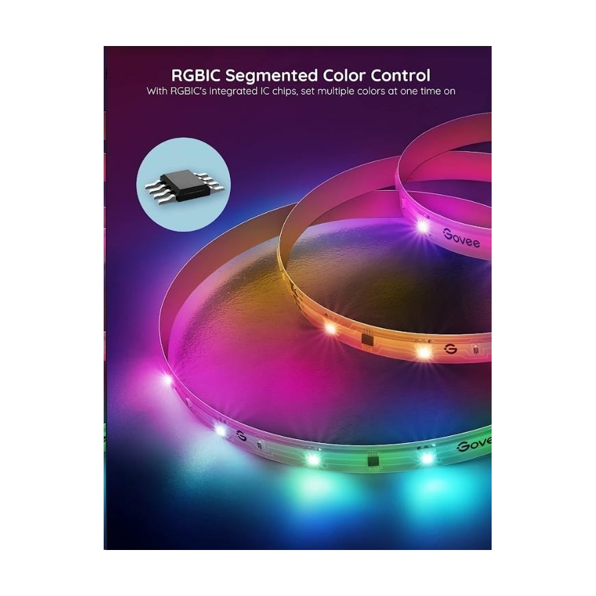Govee - Wi-Fi RGBIC Smart PRO LED list 5m