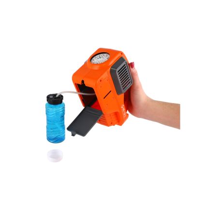 Gräsklippare med bubbelblåsare och belysning 4xAA