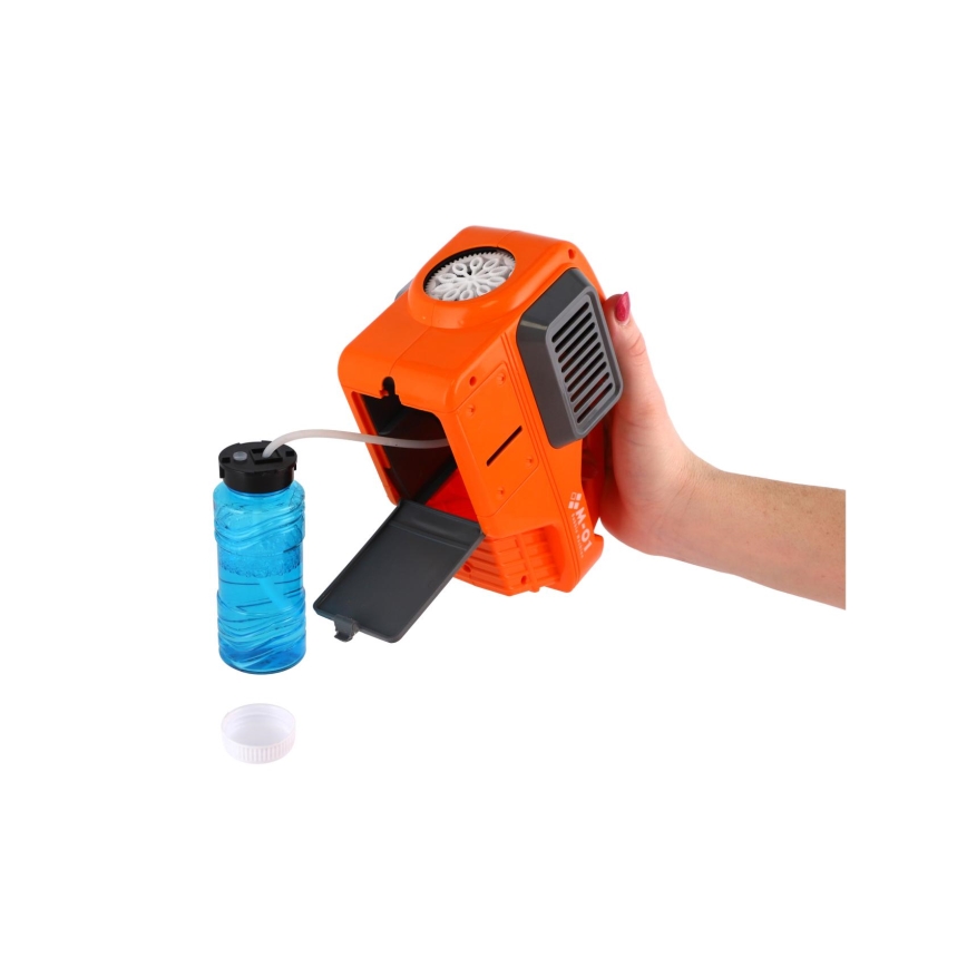 Gräsklippare med bubbelblåsare och belysning 4xAA