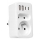 Grenuttag 2 uttag + 2xUSB-C + 2xUSB-A