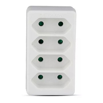 grenuttag 4x2,5A/230V