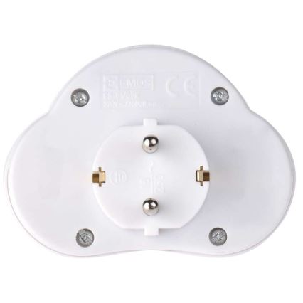 Grenuttag med en strömbrytare 2x16A/250V