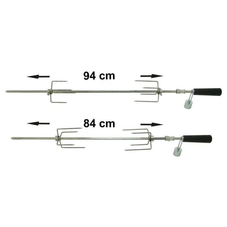 Grillnål med motor 230V