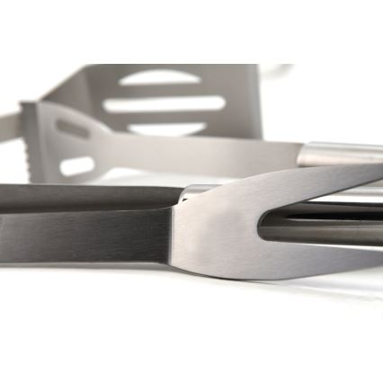 Grillredskap i rostfritt stal 3st