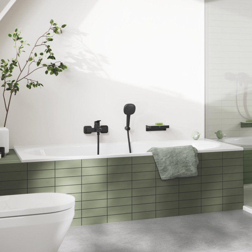 GROHE 1018722430 - Badkarsblandare DICE svart
