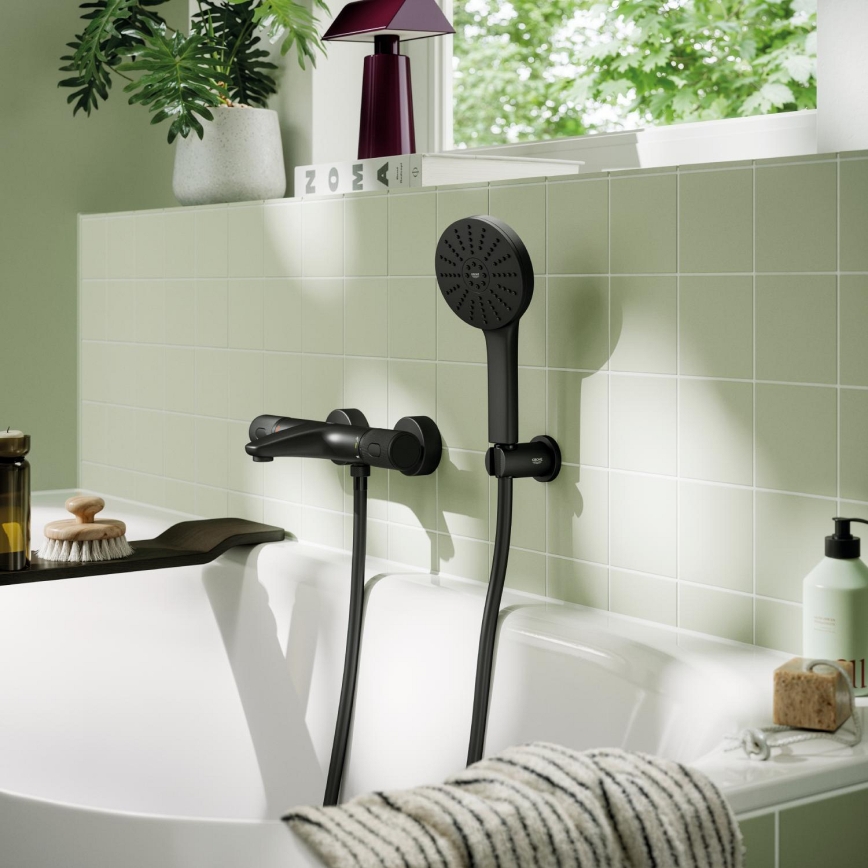 GROHE 1348652430 - Duschset VITALIO JOY+ 120 mm svart