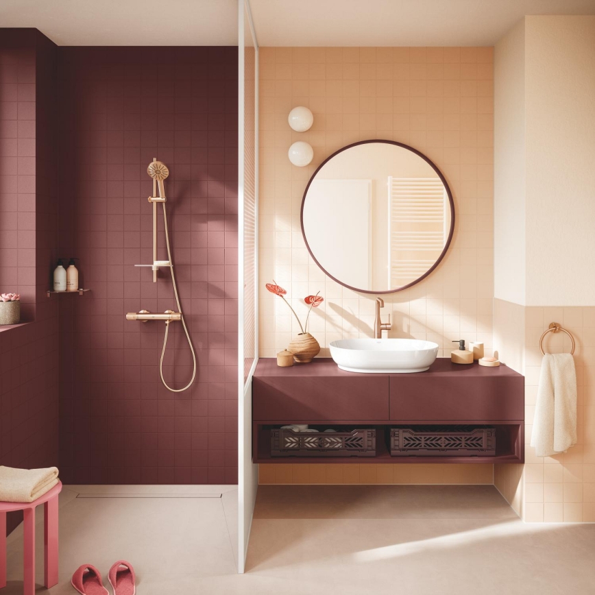 GROHE 134866DL00 - Duschset VITALIO JOY+ 120 mm, kopparfinish