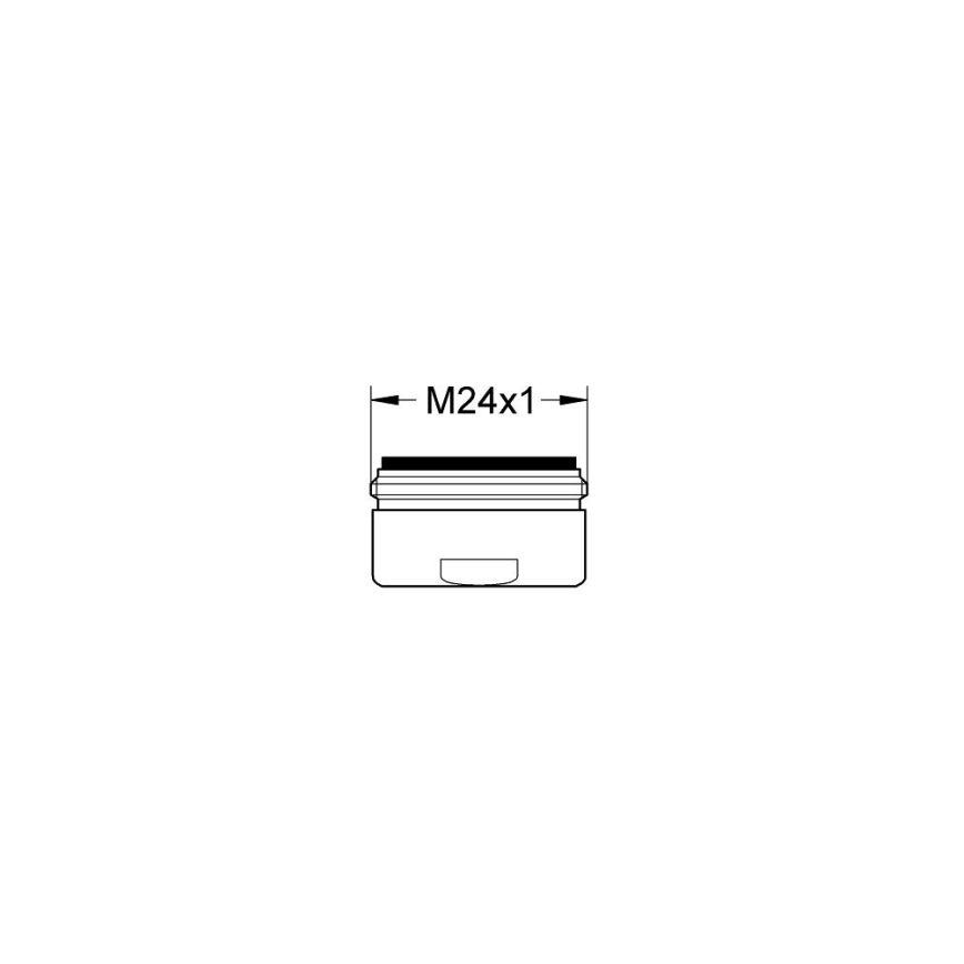 GROHE 13952000 - Perlator M 24 × 1 blank krom