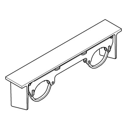 GROHE 18608001 - Hylla GROHTHERM 2000, blank krom