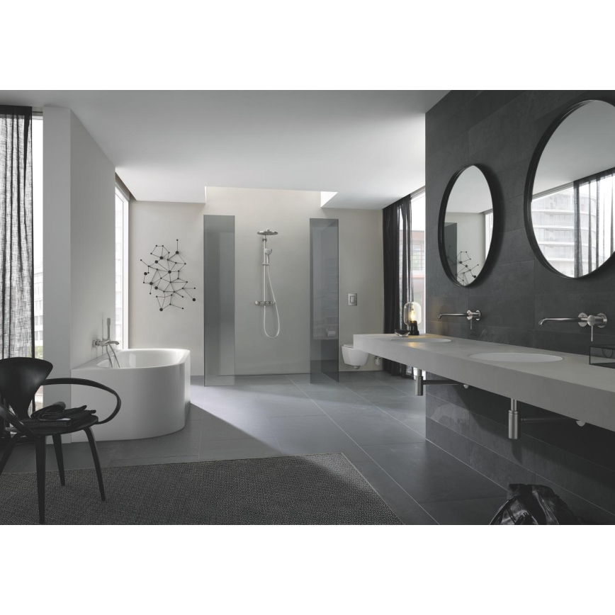 GROHE 19408DC1 - Tvättställsblandare ESSENCE 183 mm i rostfritt stål