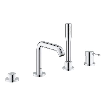 GROHE 19578001 - ESSENCE 197 mm 4-håls badkarsblandare, blank krom