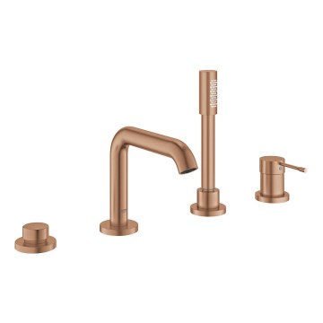 GROHE 19578DL1 - Fyrhålskombination för badkar ESSENCE, brons