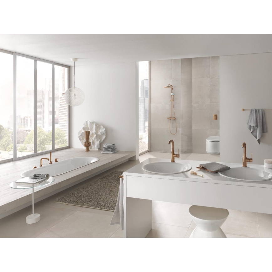 GROHE 19578DL1 - Fyrhålskombination för badkar ESSENCE, brons