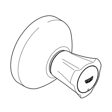 GROHE 19808001 - Överdel till inbyggnadsventil COSTA L, blank krom