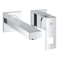 GROHE 19895000 - Tvåhåls tvättställsblandare EUROCUBE 171 mm, blank krom
