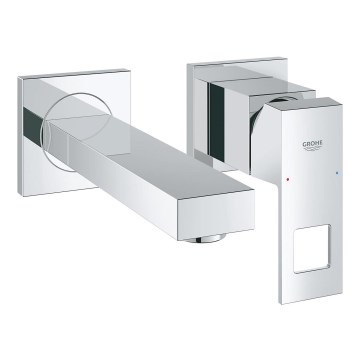 GROHE 19895000 - Tvåhåls tvättställsblandare EUROCUBE 171 mm, blank krom