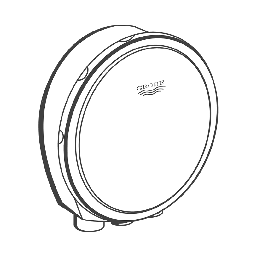 GROHE 19952GL0 - Fyllnings-, avlopps- och överfyllnadssats för badkar TALENTOFILL, guld