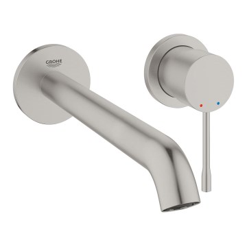 GROHE 19967DC1 - Tvåhålsblandare för tvättställ ESSENCE 230 mm i rostfritt stål