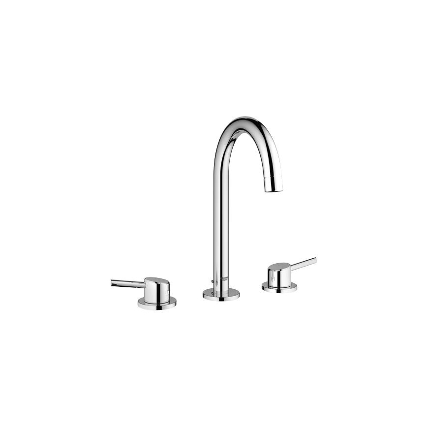 GROHE 20216001 - Tvättställsblandare, 3-håls, CONCETTO DN 15, storlek L, krom