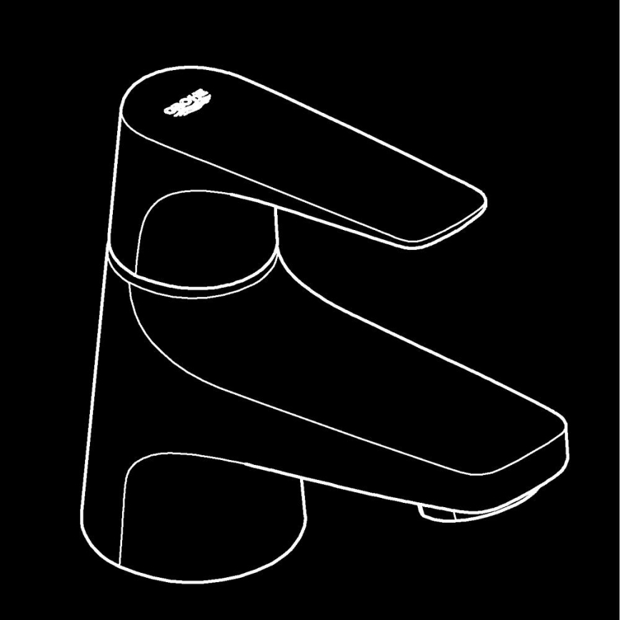 GROHE 20577000 - START FLOW stående ventil DN 15, polerad krom