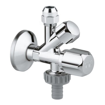 GROHE 22035000 - Kombi-vinkelventil UNIVERSAL DN 15 polerad krom