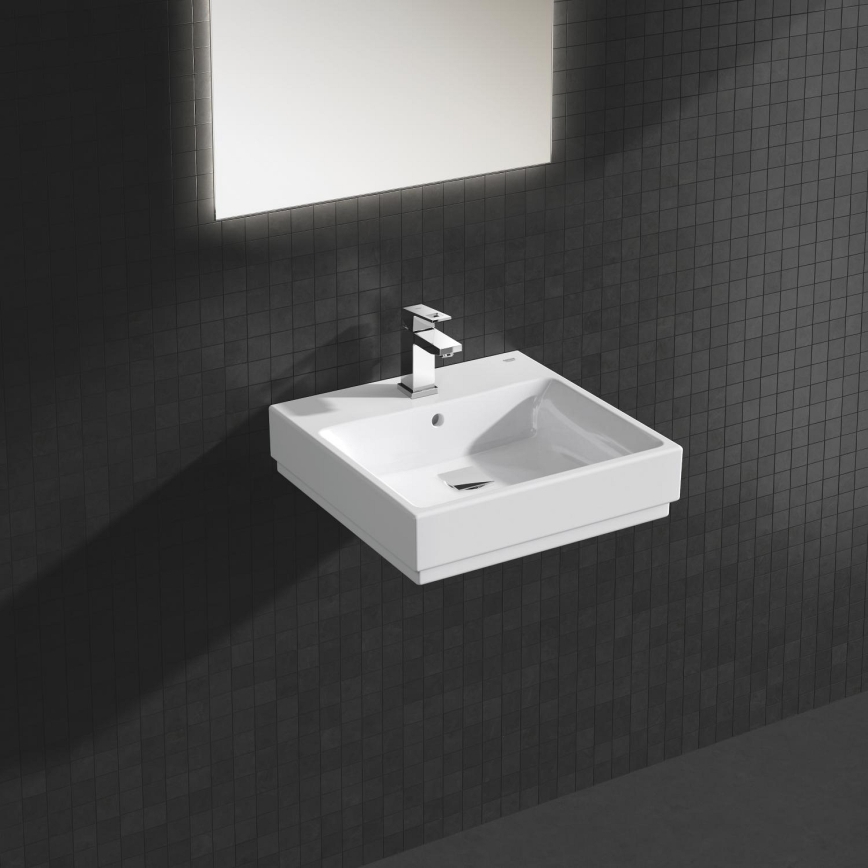 GROHE 2312700E - EUROCUBE tvättställsblandare, storlek S, polerad krom