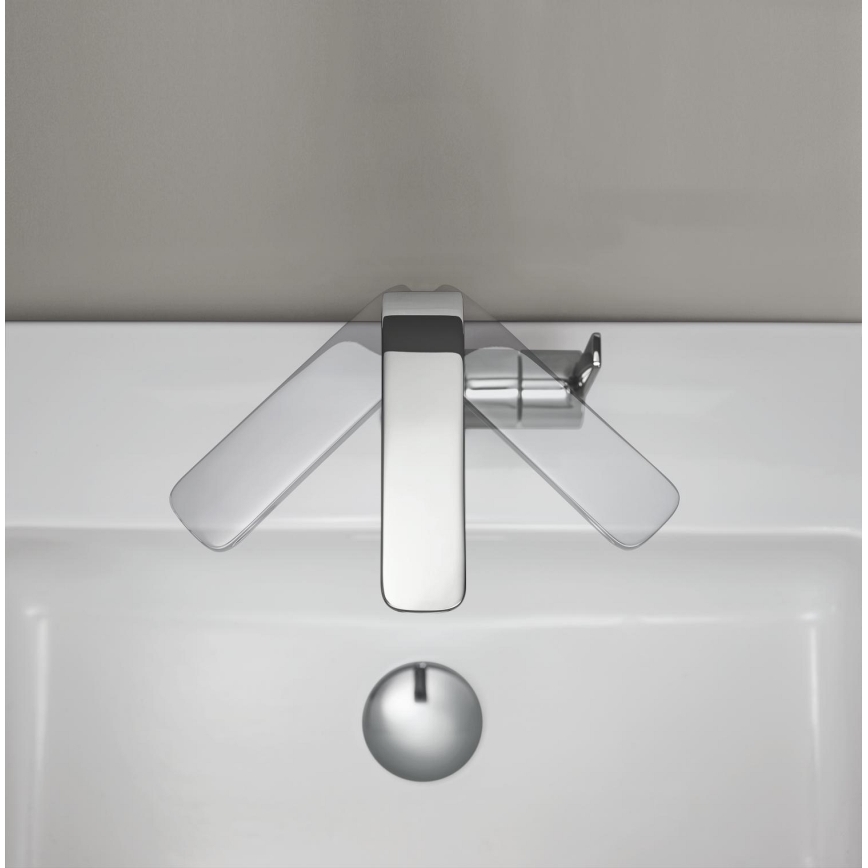 GROHE 23296001 - Tvättställsblandare LINEARE, storlek L, polerad krom