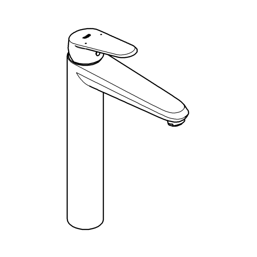 GROHE 23432000 - Tvättställsblandare EURODISC COSMOPOLITAN storlek XL krom