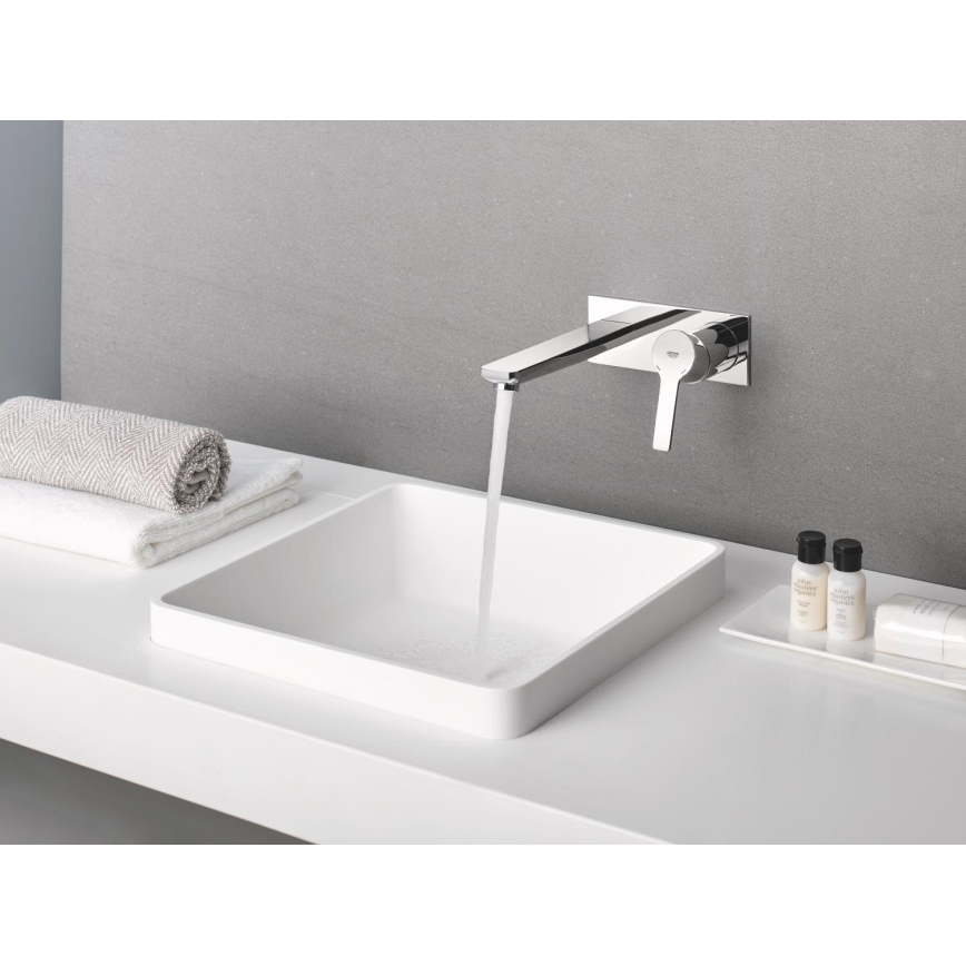GROHE 23444001 - Tvåhåls tvättställsblandare LINEARE 207 mm i polerad krom