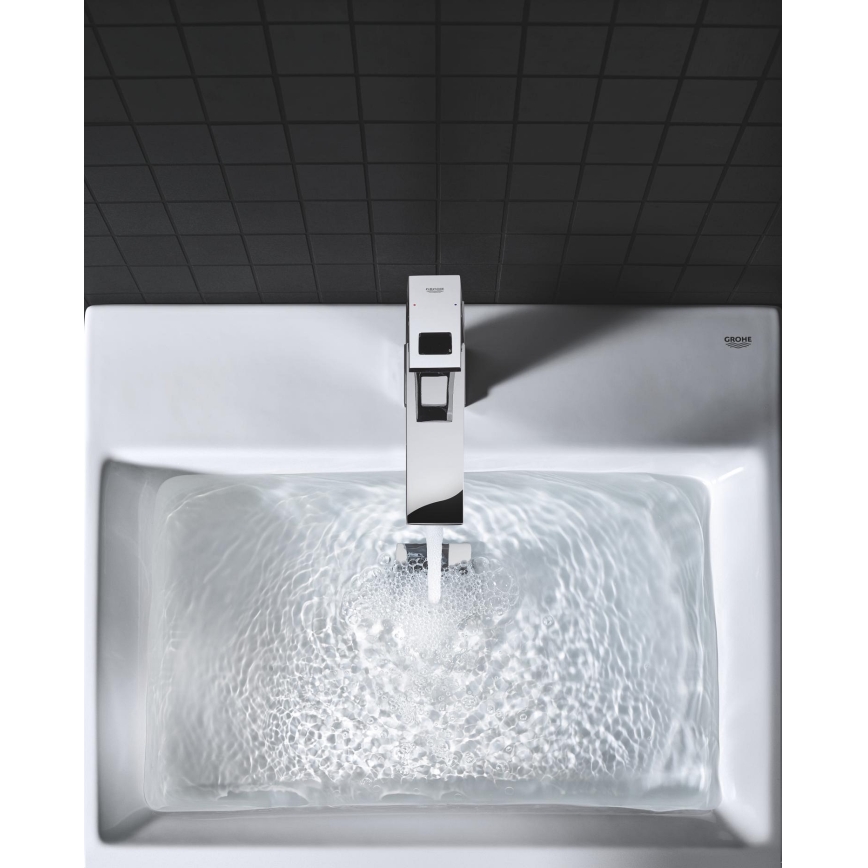 GROHE 23445000 - Tvättställsblandare EUROCUBE, storlek M, blank krom