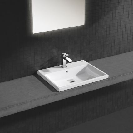 GROHE 23445000 - Tvättställsblandare EUROCUBE, storlek M, blank krom