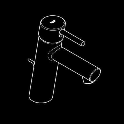 GROHE 23450001 - Tvättställsblandare CONCETTO M polerad krom