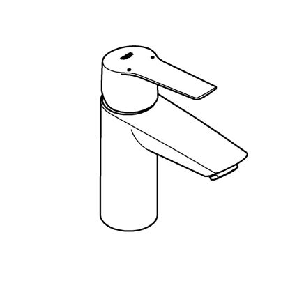 GROHE 23550002 - Tvättställsblandare START DN 15, blank krom