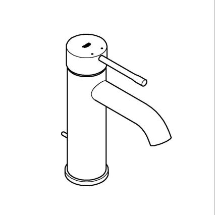 GROHE 23589001 - Tvättställsblandare ESSENCE storlek S blank krom
