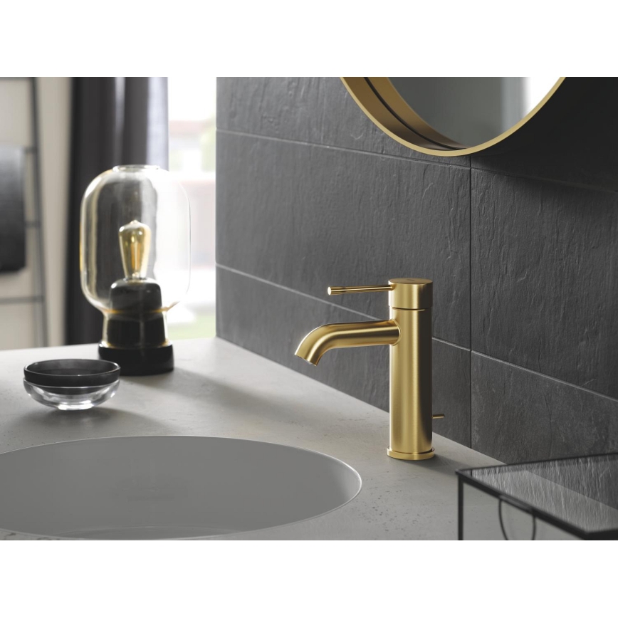 GROHE 23589GN1 - Tvättställsblandare ESSENCE DN 15, storlek S, guld