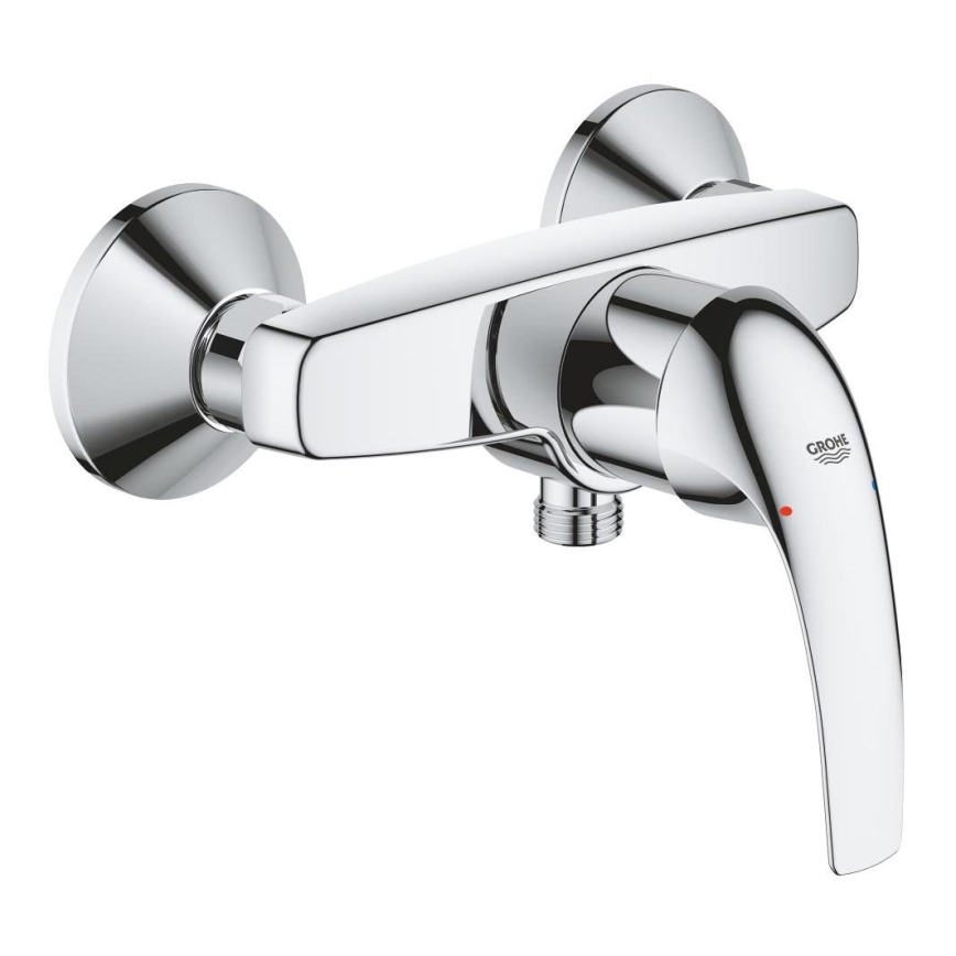 GROHE 23631000 - Duschblandare BAUCURVE 150 mm blank krom