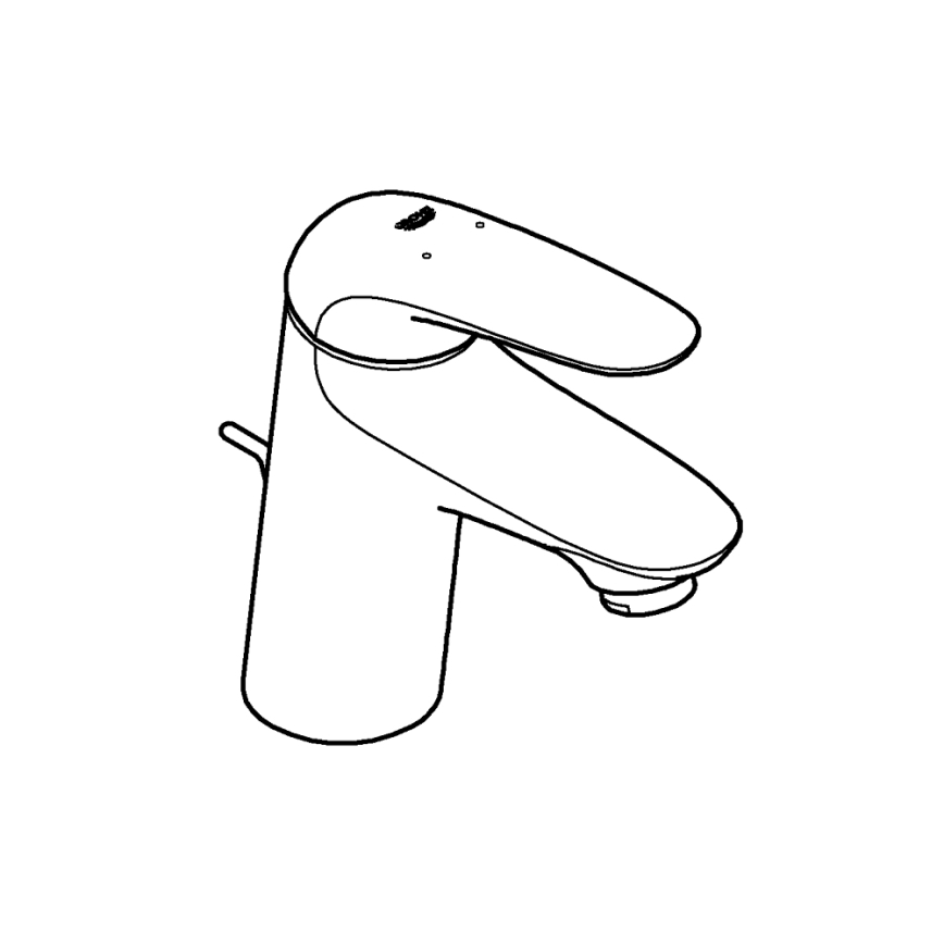 GROHE 23707003 - Tvättställsblandare EUROSTYLE 163 mm polerad krom