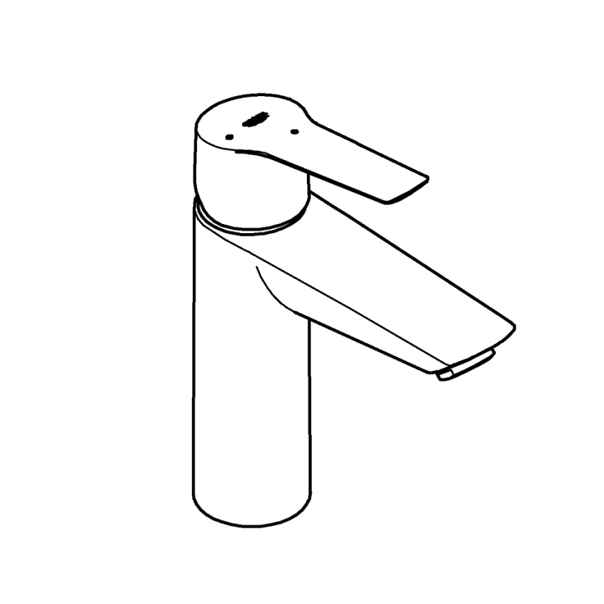 GROHE 237462432 - Tvättställsblandare START, storlek M, svart